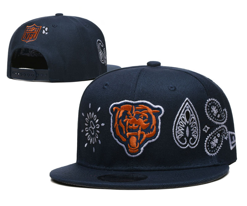 Bears Navy Snapback Hat--YD