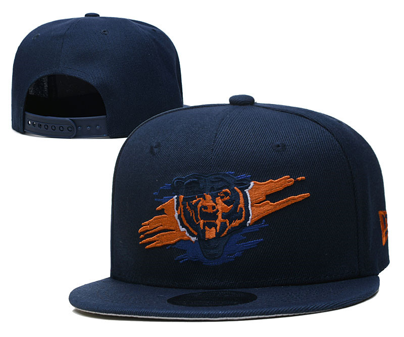Bears Navy Snapback Hat--YD