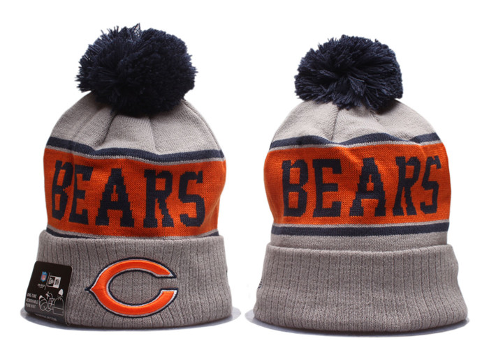 Bears Team Logo Pom Knit Hat YP