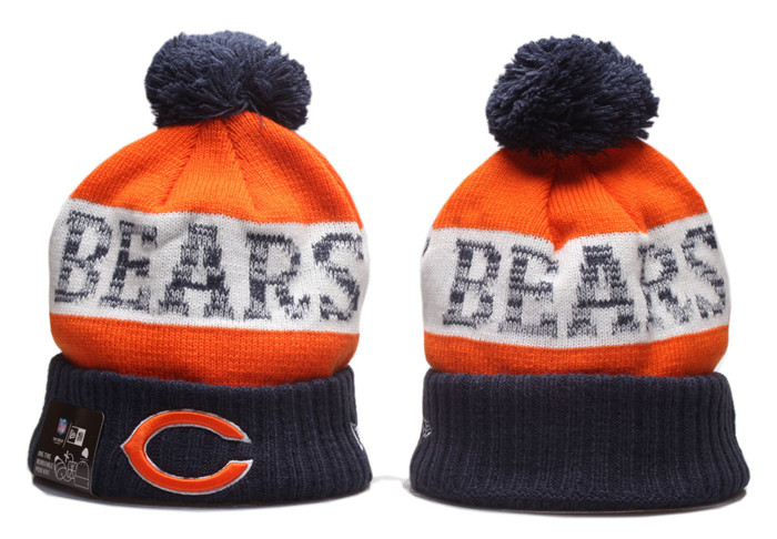 Bears Team Logo Pom Knit Hat YP 3