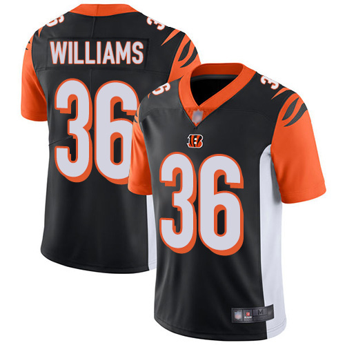 Bengals #36 Shawn Williams Black Team Color Men's Stitched Football Vapor Untouchable Limited Jersey Bengals #36 Shawn Williams Black Team Color Men's Stitched Football Vapor Untouchable Limited Jersey