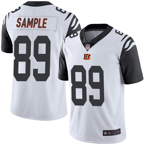 Bengals #89 Drew Sample White Youth Stitched Football Limited Rush Jersey Bengals #89 Drew Sample White Youth Stitched Football Limited Rush Jersey