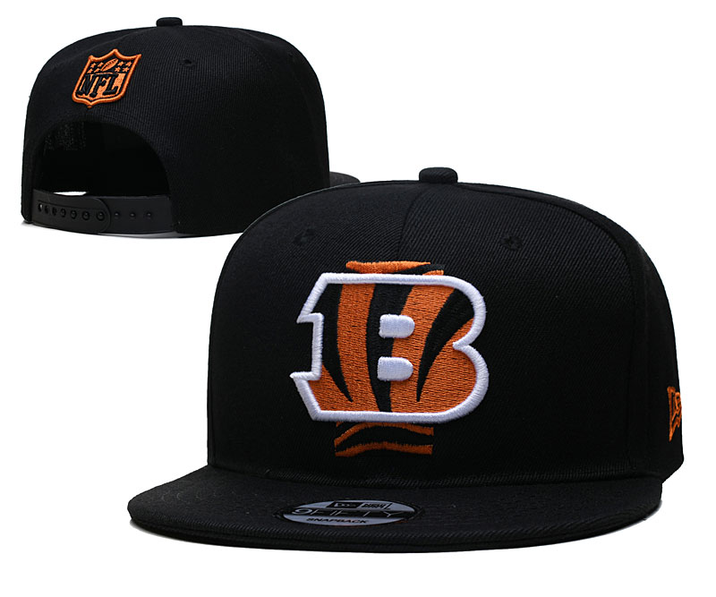 Bengals Black Snapback Hat --YD