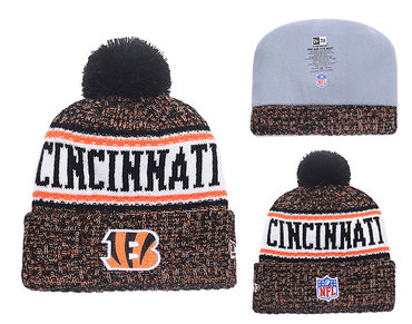 Bengals Fresh Logo Gray Knit Hat YD