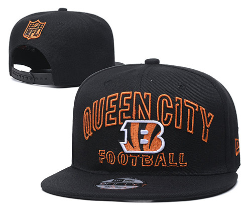 Bengals Team Logo Black Adjustable Hat YD
