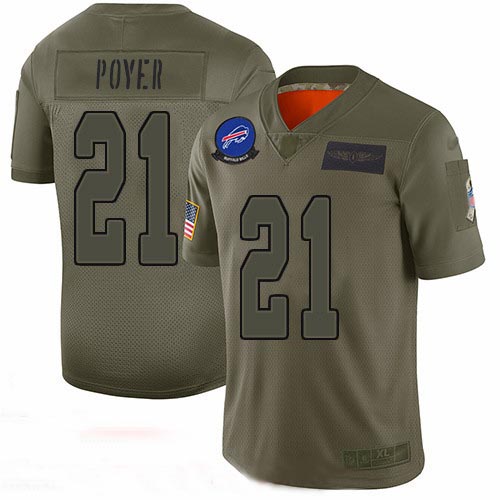 Bills #21 Jordan Poyer Camo Youth Stitched Football Limited 2019 Salute to Service Jersey Bills #21 Jordan Poyer Camo Youth Stitched Football Limited 2019 Salute to Service Jersey