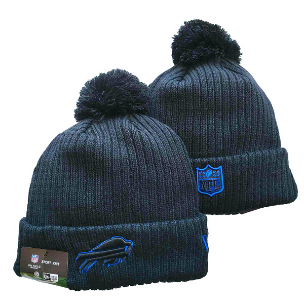 Bills Black Knit Hat -YD