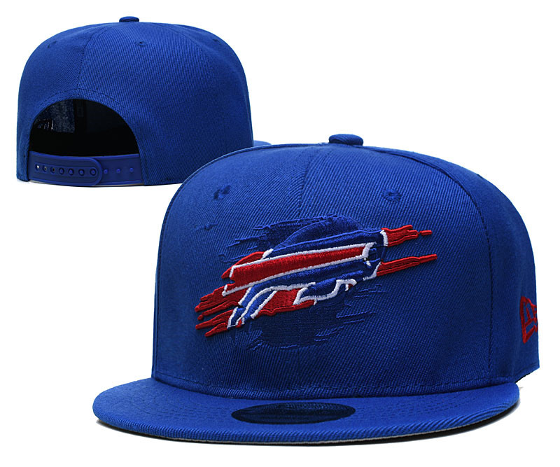 Bills Blue Snapback Hat--YD