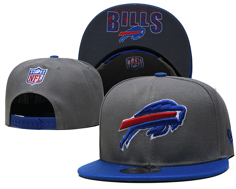 Bills Gray Snapback Hat --TX