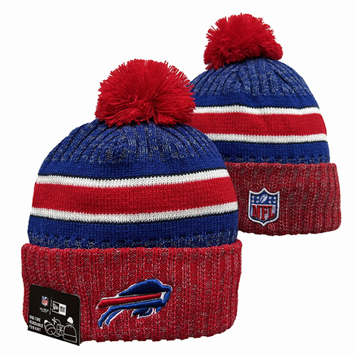 Bills Team Logo Pom Knit Hat YD-2