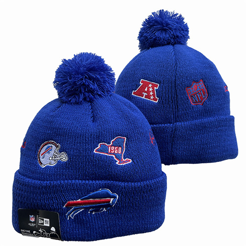 Bills Team Logo Pom Knit Hat YD