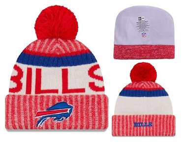 Bills Team Logo Red Knit Hat YD