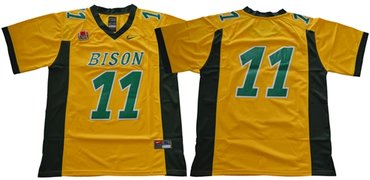 Bison #11 Carson Wentz Gold Limited Stitched NCAA Jersey Bison #11 Carson Wentz Gold Limited Stitched NCAA Jersey