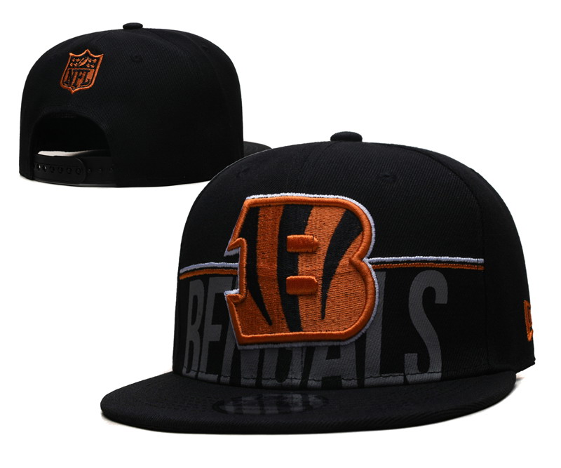 Black Cincinnati Bengals 2023 NFL Training Camp Snapback Hat
