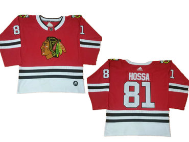 Blackahwks 81 Marian Hossa Red Adidas Jersey