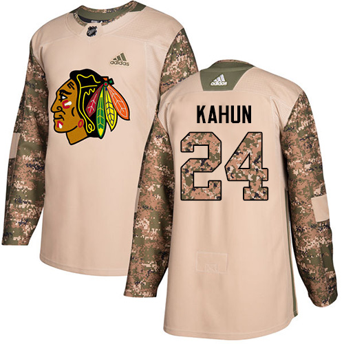Blackhawks #24 Dominik Kahun Camo Authentic 2017 Veterans Day Stitched Hockey Jersey Blackhawks #24 Dominik Kahun Camo Authentic 2017 Veterans Day Stitched Hockey Jersey