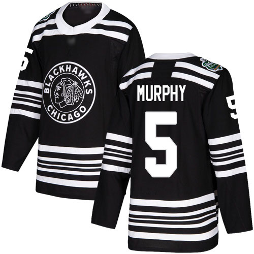 Blackhawks #5 Connor Murphy Black Authentic 2019 Winter Classic Stitched Hockey Jersey Blackhawks #5 Connor Murphy Black Authentic 2019 Winter Classic Stitched Hockey Jersey