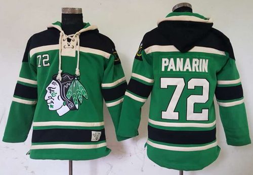 Blackhawks #72 Artemi Panarin Green St. Patrick's Day McNary Lace Hoodie Stitched NHL Jersey Blackhawks #72 Artemi Panarin Green St. Patrick's Day McNary Lace Hoodie Stitched NHL Jersey