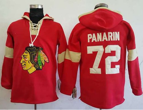Blackhawks #72 Artemi Panarin Red Pullover Hoodie Stitched NHL Jersey Blackhawks #72 Artemi Panarin Red Pullover Hoodie Stitched NHL Jersey