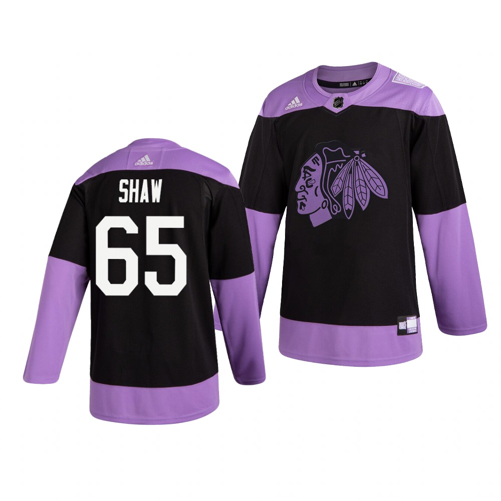 Blackhawks 65 Andrew Shaw Black Purple Hockey Fights Cancer Adidas Jersey Blackhawks 65 Andrew Shaw Black Purple Hockey Fights Cancer Adidas Jersey