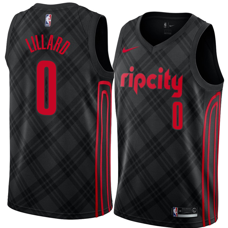 Blazers 0 Damian Lillard Black 2018-19 City Edition Nike Swingman Jersey Blazers 0 Damian Lillard Black 2018-19 City Edition Nike Swingman Jersey