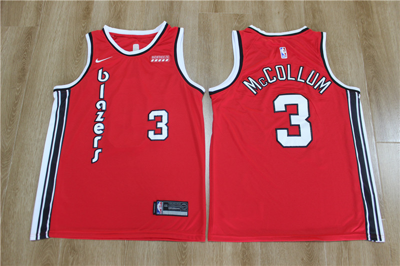 Blazers 3 C.J. McCollum Red Nike Swingman Jersey Blazers 3 C.J. McCollum Red Nike Swingman Jersey
