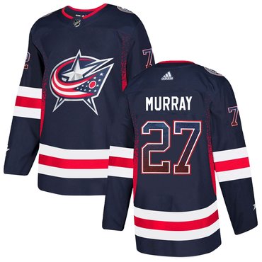 Blue Jackets 27 Ryan Murray Navy Drift Fashion Adidas Jersey