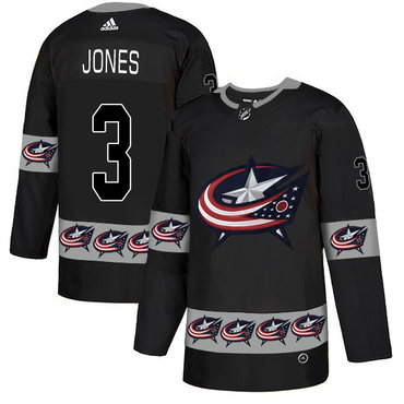 Blue Jackets 3 Seth Jones Black Team Logos Fashion Adidas Jersey Blue Jackets 3 Seth Jones Black Team Logos Fashion Adidas Jersey