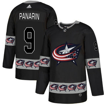 Blue Jackets 9 Artemi Panarin Black Team Logos Fashion Adidas Jersey Blue Jackets 9 Artemi Panarin Black Team Logos Fashion Adidas Jersey
