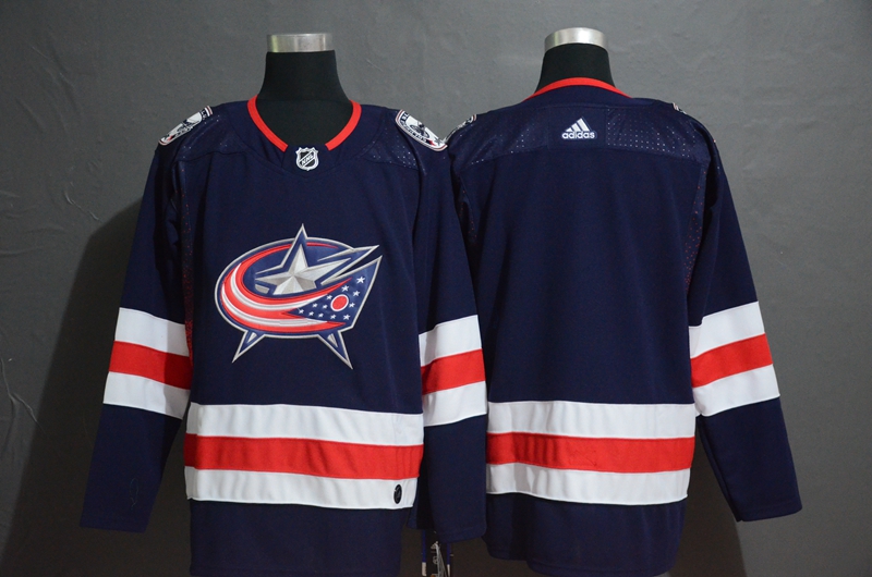 Blue Jackets Blank Navy Adidas Jersey Blue Jackets Blank Navy Adidas Jersey