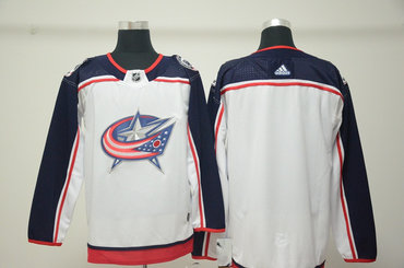 Blue Jackets Blank White Adidas Jersey Blue Jackets Blank White Adidas Jersey