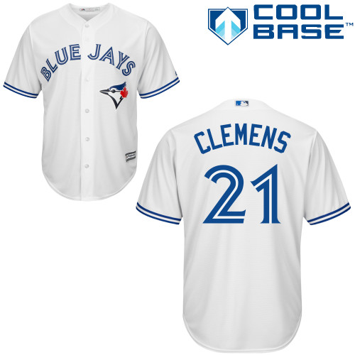Blue Jays #21 Roger Clemens White Cool Base Stitched Youth MLB Jersey Blue Jays #21 Roger Clemens White Cool Base Stitched Youth MLB Jersey