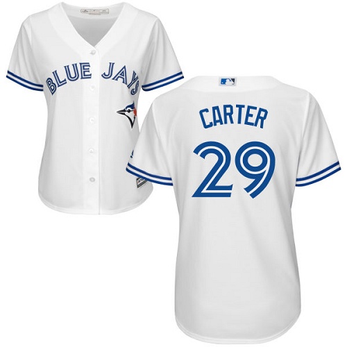 Blue Jays #29 Joe Carter White Home Women's Stitched MLB Jersey Blue Jays #29 Joe Carter White Home Women's Stitched MLB Jersey