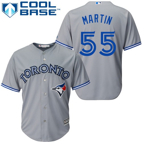 Blue Jays #55 Russell Martin Grey Road Women's Stitched MLB Jersey Blue Jays #55 Russell Martin Grey Road Women's Stitched MLB Jersey