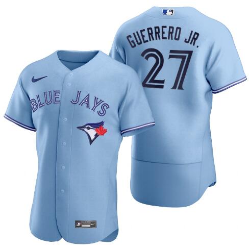 Blue Jays 27 Vladimir Guerrero Jr. Light Blue 2020 Nike Flexbase Jersey Blue Jays 27 Vladimir Guerrero Jr. Light Blue 2020 Nike Flexbase Jersey