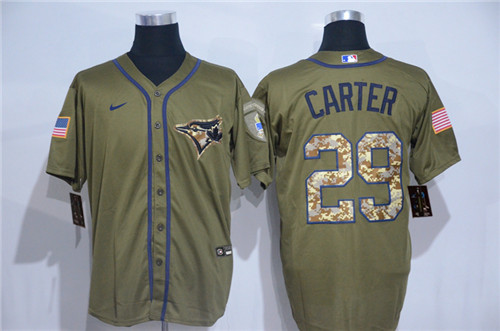 Blue Jays 29 Joe Carter Olive 2020 Nike Cool Base Jersey Blue Jays 29 Joe Carter Olive 2020 Nike Cool Base Jersey