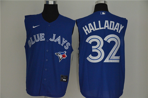 Blue Jays 32 Roy Halladay Royal Nike Cool Base Sleeveless Jersey Blue Jays 32 Roy Halladay Royal Nike Cool Base Sleeveless Jersey