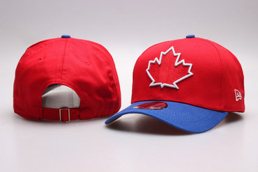 Blue Jays Canada Day Red Adjustable Hat YP