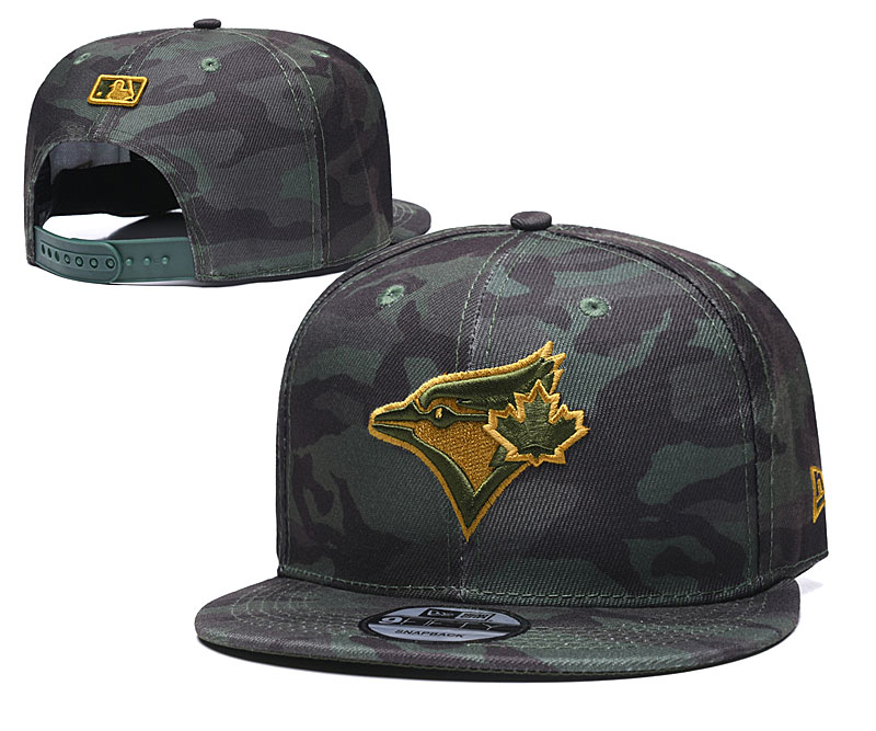 Blue Jays Team Logo Camo Adjustable Hat TX