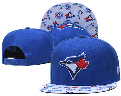 Blue Jays Team Logo Royal White Adjustable Hat TX