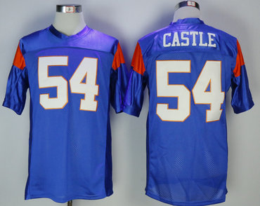 Blue Mountain State 54 Alan Castle Blue Movie Football Jersey Blue Mountain State 54 Alan Castle Blue Movie Football Jersey
