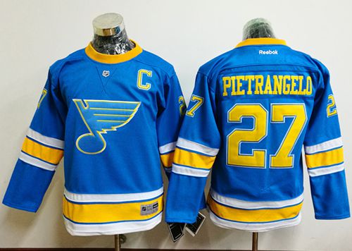 Blues #27 Alex Pietrangelo Light Blue 2017 Winter Classic Stitched Youth NHL Jersey Blues #27 Alex Pietrangelo Light Blue 2017 Winter Classic Stitched Youth NHL Jersey