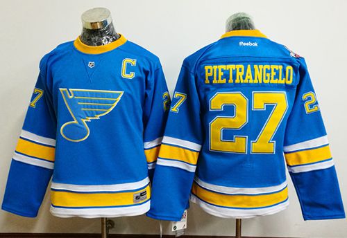 Blues #27 Alex Pietrangelo Light Blue 2017 Winter Classic Women's Stitched NHL Jersey Blues #27 Alex Pietrangelo Light Blue 2017 Winter Classic Women's Stitched NHL Jersey