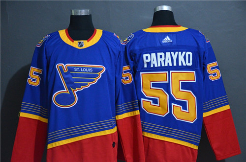 Blues 55 Colton Parayko Blue Adidas Jersey Blues 55 Colton Parayko Blue Adidas Jersey