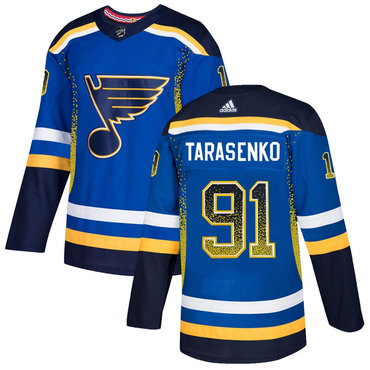 Blues 91 Vladimir Tarasenko Royal Drift Fashion Adidas Jersey Blues 91 Vladimir Tarasenko Royal Drift Fashion Adidas Jersey
