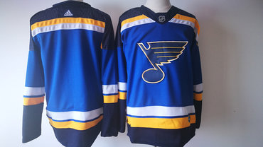 Blues Blank Blue Adidas Jersey
