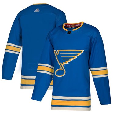 Blues Blank Blue Alternate Adidas Jersey Blues Blank Blue Alternate Adidas Jersey