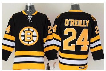 Boston Bruins #24 O'Reilly CCM Throwback Black Stitched NHL Jersey