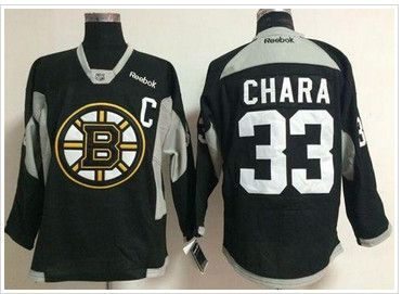 Boston Bruins #33 Zdeno Chara Black Practice Stitched NHL Jersey