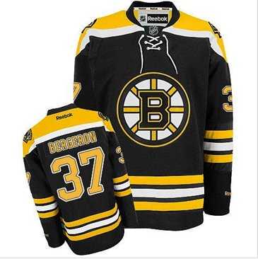 Boston Bruins #37 Patrice Bergeron Black Home Women's Stitched NHL Jersey